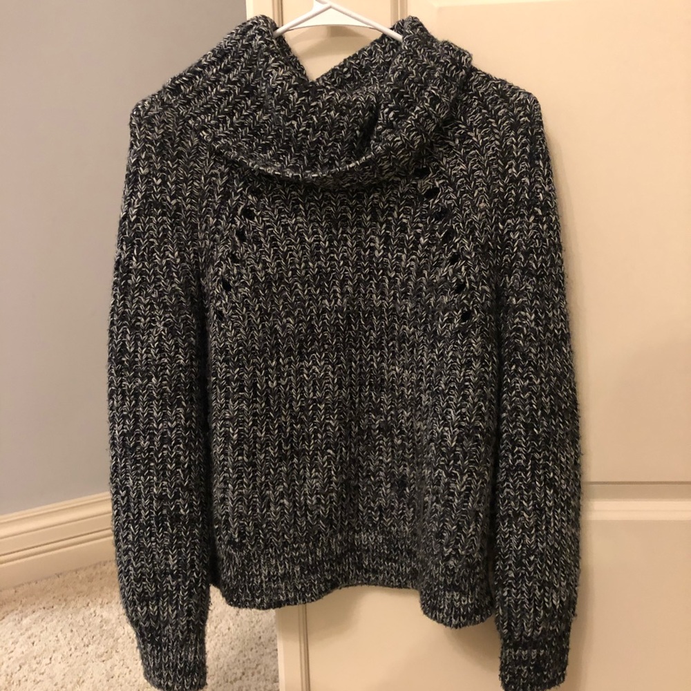 Pacsun Kendall & Kylie Black Cowl Neck Sweater